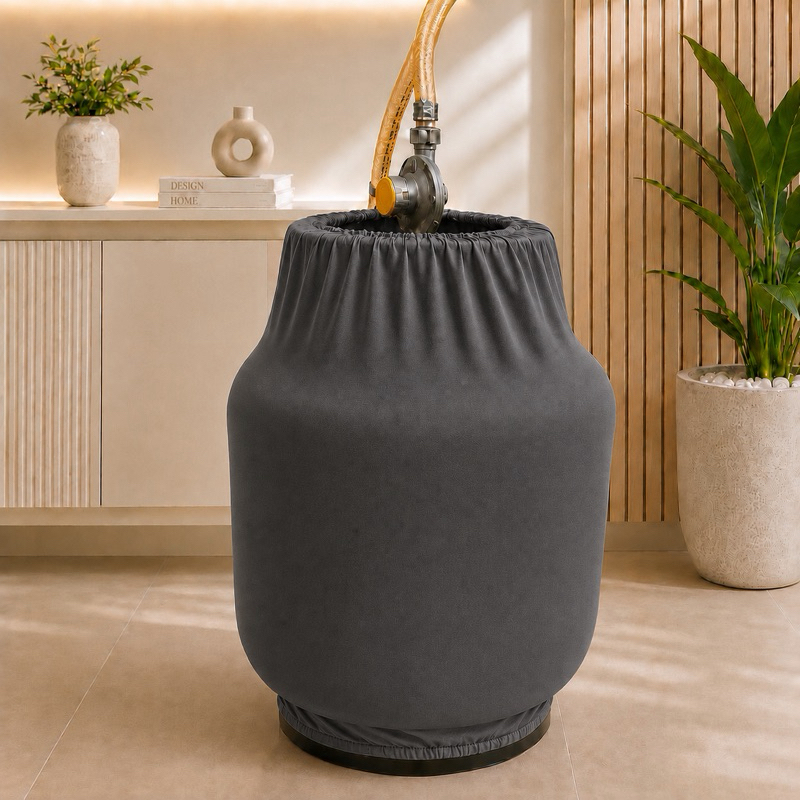 Capa para Botijão de Gás 13kg Malha Gel Premium | Elástica | Protege contra Poeira ,Arranhações | Decoração para Cozinha