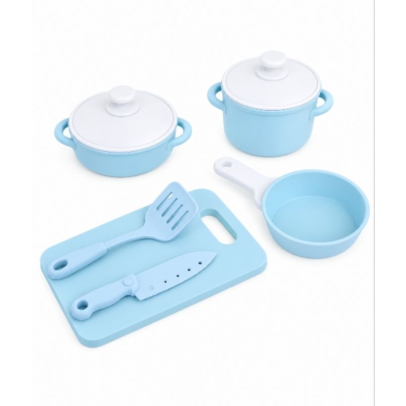 Kit Panelinha Cozinha Brinquedo Infantil Chef Kids Panelinhas Talheres Diversão Garantinda Meninos