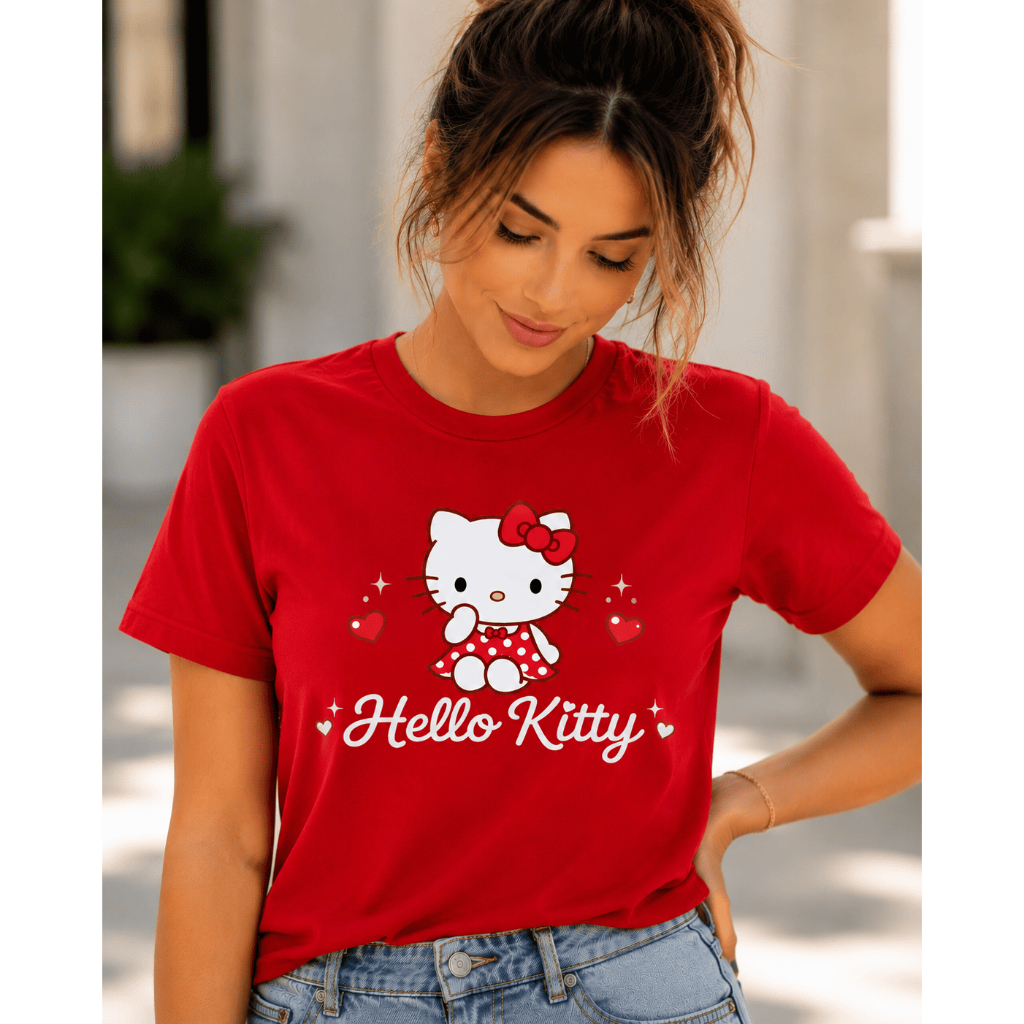 T Shirt Feminina Algodão Premium Camiseta Casual Básica Confortável Tendência Moda Estampa Póa