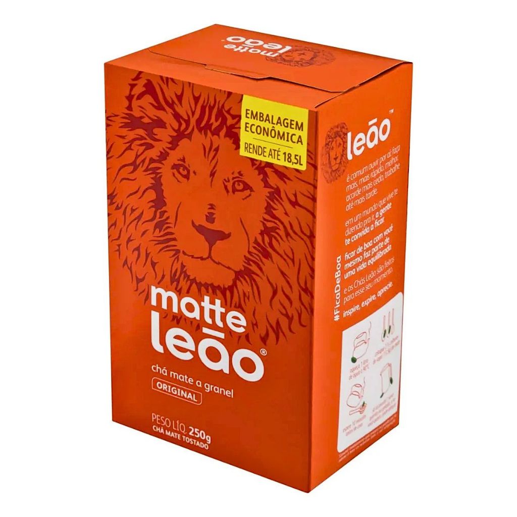 Leão Chá Matte Granel Natural 250g