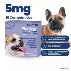 Flunixin 5mg Chemitec Cães - 10 Comprimidos
