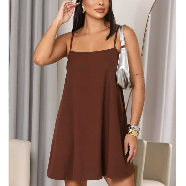 ✨ Vestido Feminino Soltinho de Alça – Leve, Elegante e Confortável ✨
