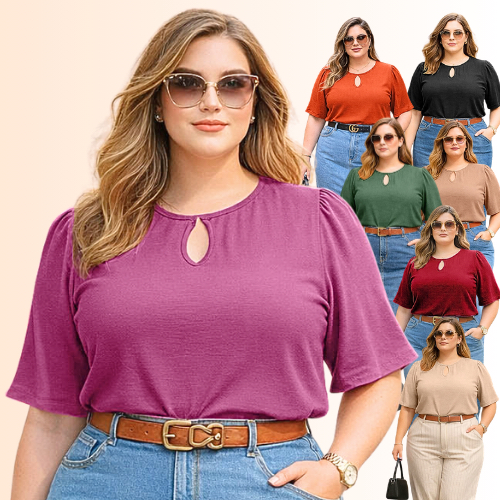 BLUSA FEMININA PLUS SIZE CASUAL ELEGANTE BLUSAS FEMININAS MODA EVANGELICA BLUSINHA FEMININO VERÃO DUNA ROUPA FRESQUINHA