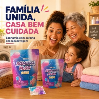Sabão Líquido em Cápsulas Limpeza Profunda Lava Roupas em Cápsulas para Máquina de Lavar