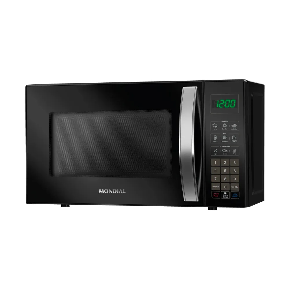 Micro-ondas Mondial Mo 01 21 B Potencia 1200w 60hz 21 Litros
