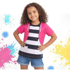 Camiseta Casa Mágica Gabby Camiseta Fantasia Roupa com Capuz Gabby - A casa mágica da Gabby