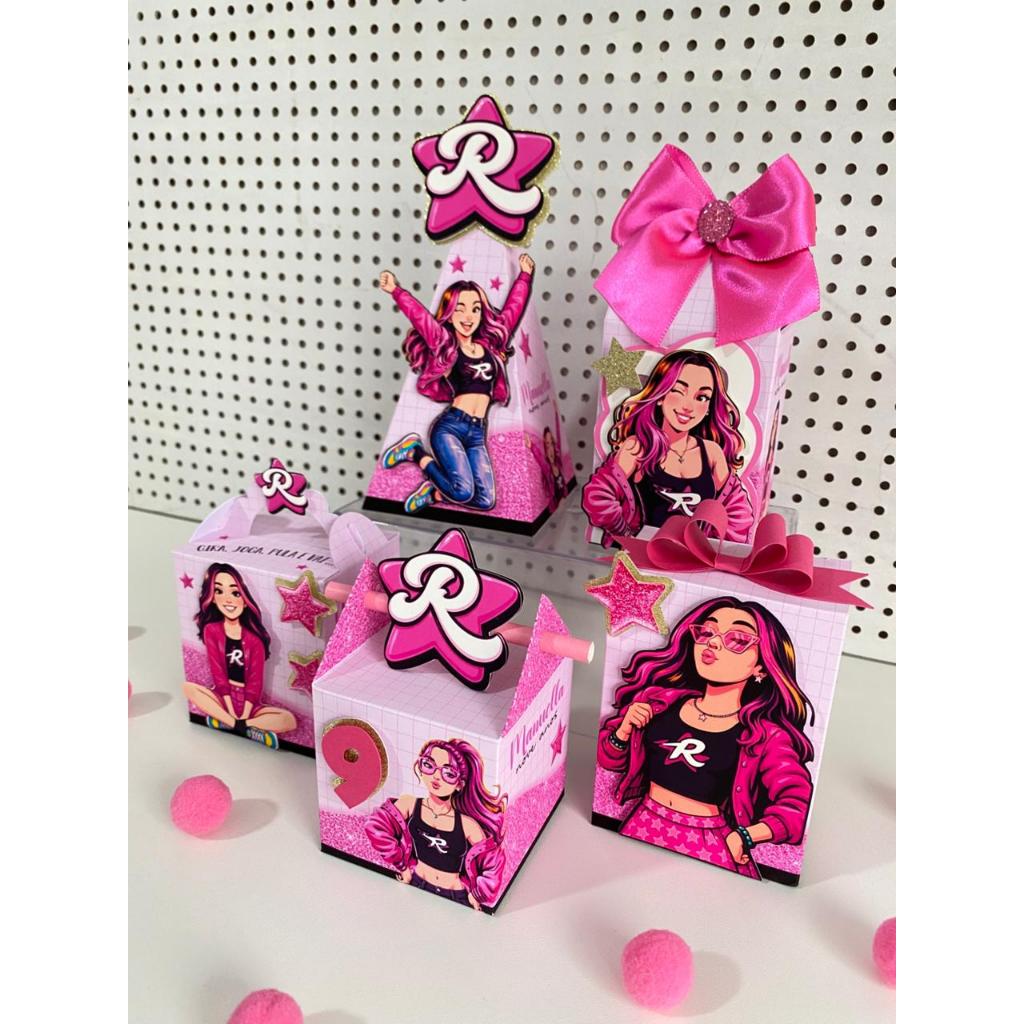 KIT PEGUE E MONTE EMILY VICK LEMBRANCINHA PERSONALIZADA ANIVERSARIO CAIXINHAS PERSONALIZADAS ANIVERSARIO KIT FESTA
