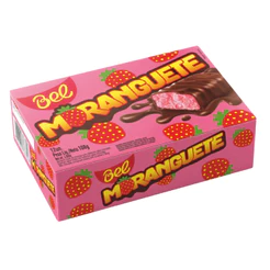 Caixa de Bombom Moranguete 108g C/12 Unidades de 9g Bel