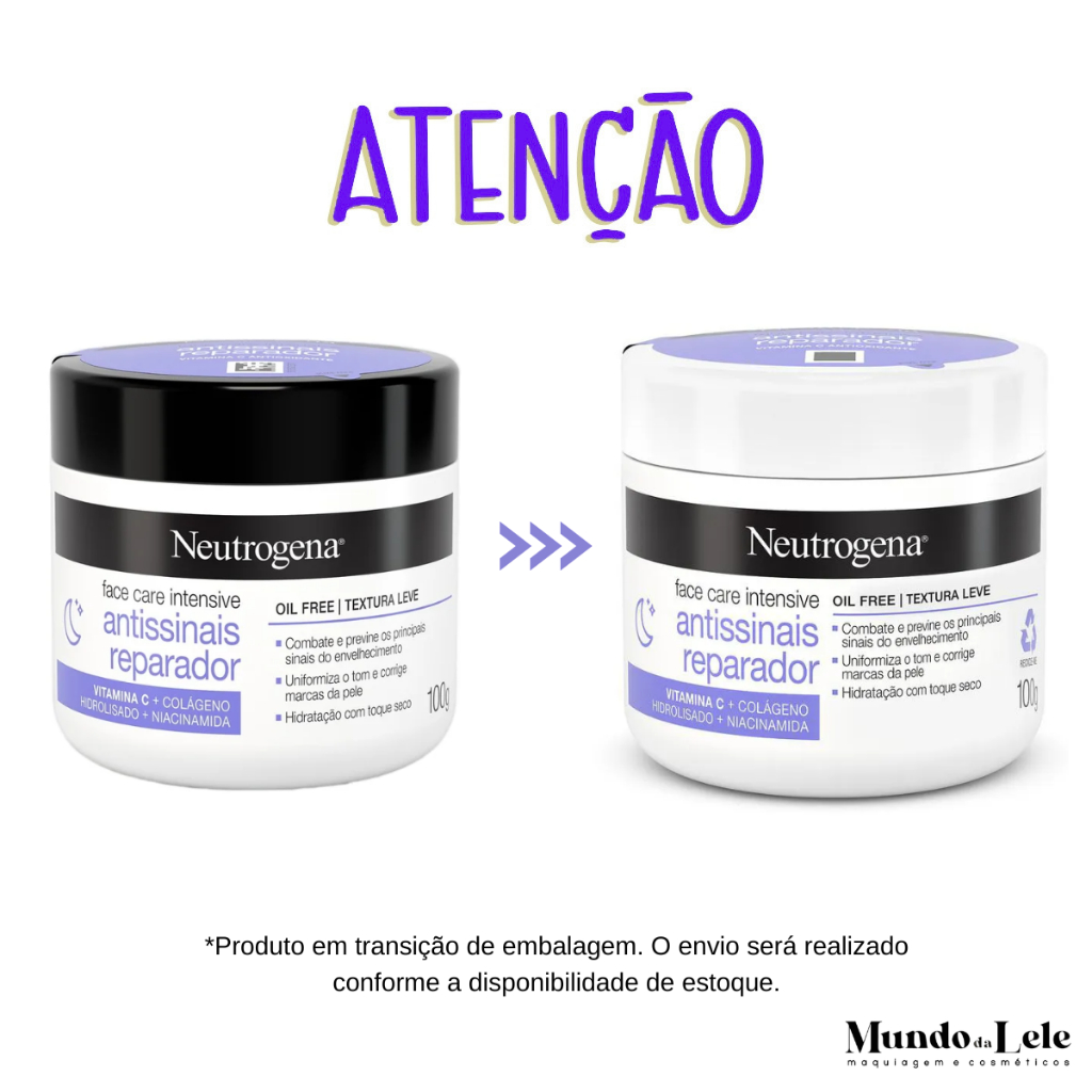 Kit Neutrogena Creme Facial Antissinais Vitamina C Dia + Noite · foto 2