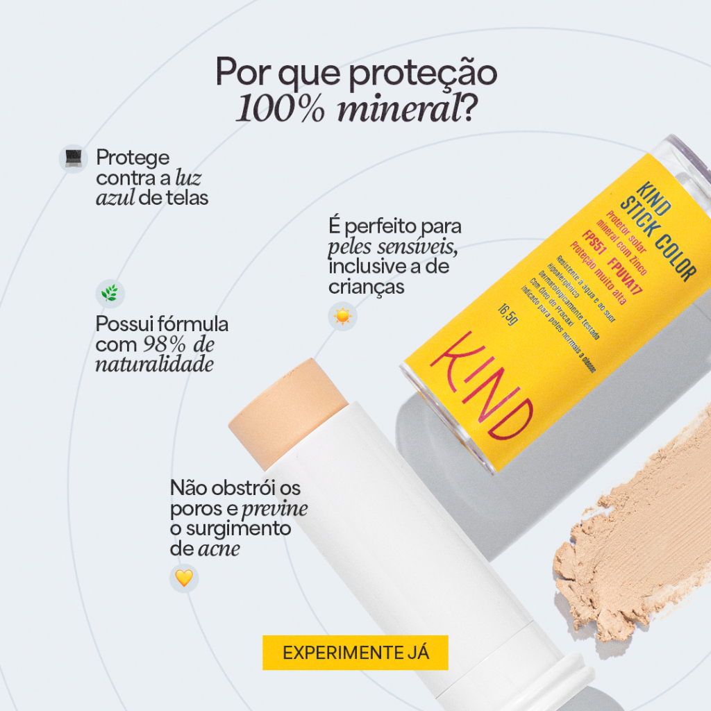KIND Stick Protetor Solar em Bastão Mineral com Zinco FPS51 FPUVA17 15 cores · foto 2