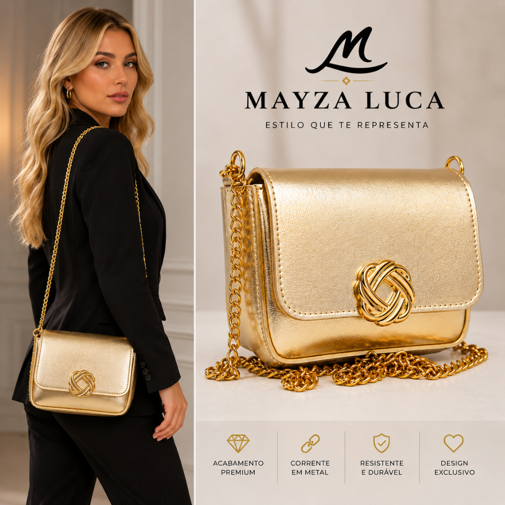 Bolsa Feminina Mini Bag Elegance Transversal Corrente Festa Casamento Formatura Balada Porta Celular