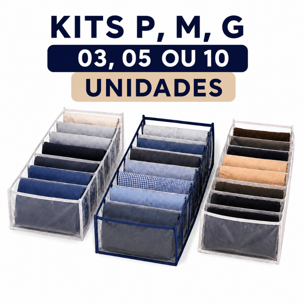 Kit Colmeia organizadora de gavetas multi uso P,M,G
