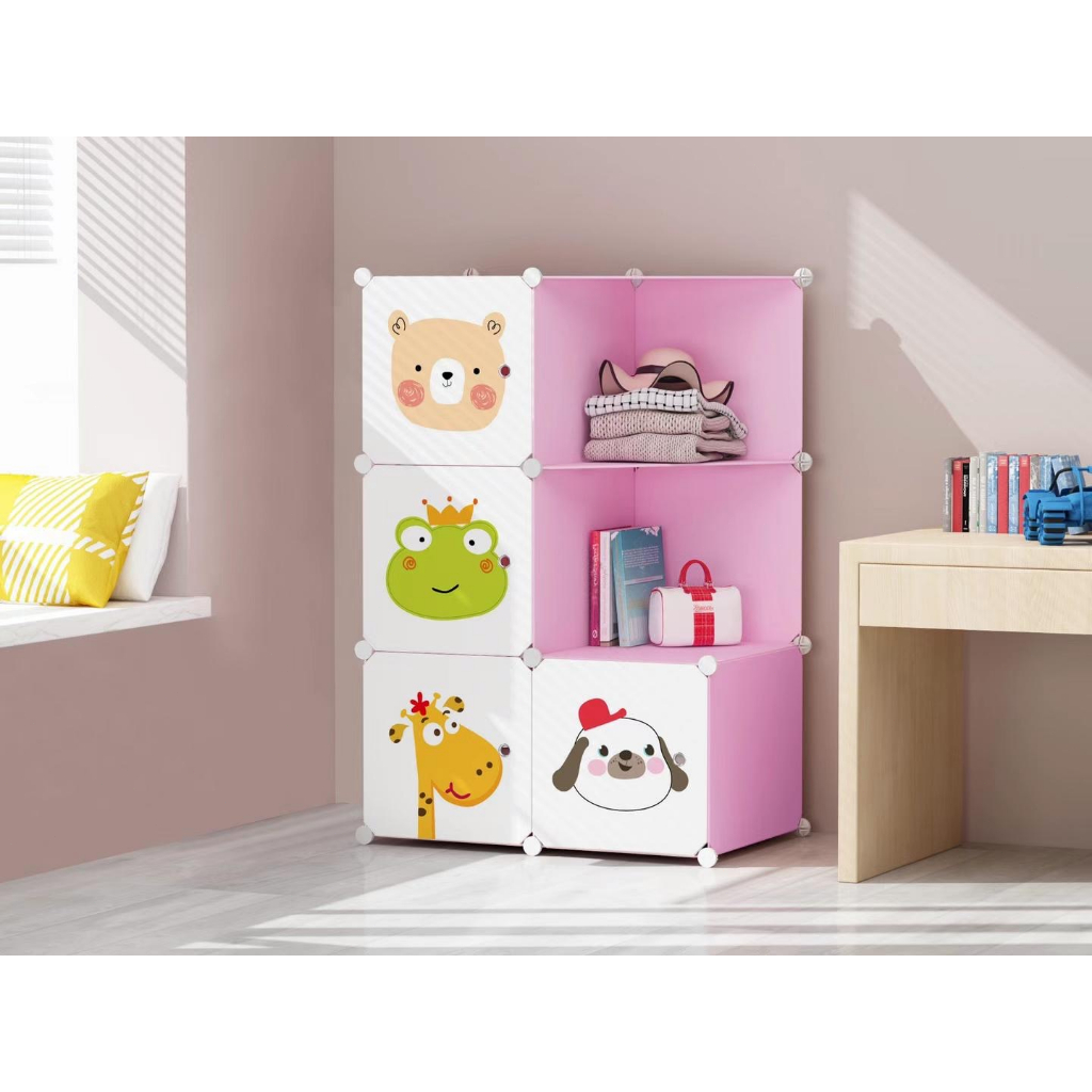 Guarda-Roupa Modular Plástico Grande 、 Cabideiro, Estante Versátil, Estilos Variados