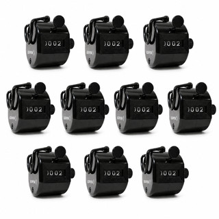 Kit 10 Contadores Manuais Numéricos 4 Dígitos | Contador de Pessoas, Eventos, Estoque e Inventário