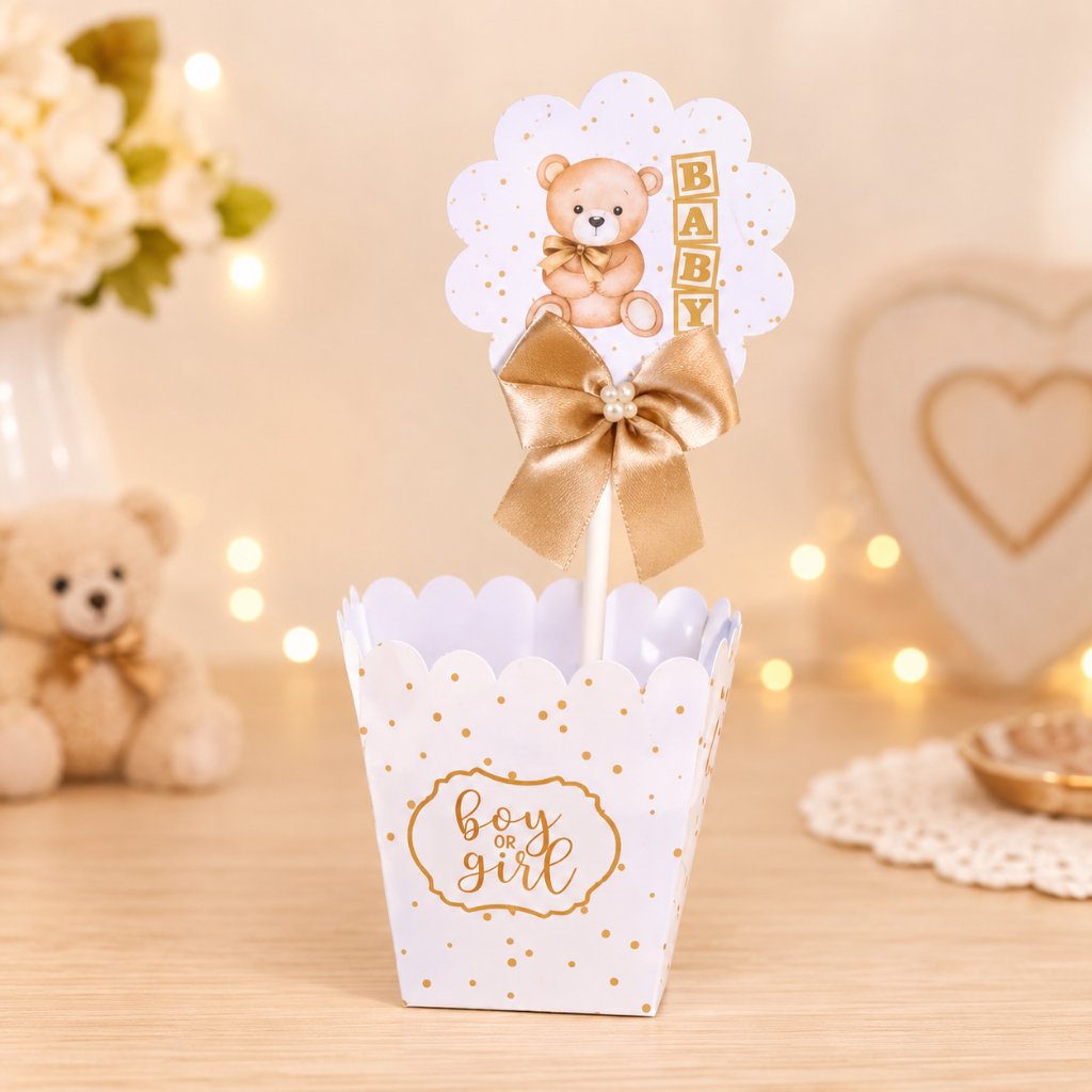 ENVIO RAPIDO Centro de mesa Chá Revelação Enfeite de mesa Lembrancinha Festa Infantil Personalizados