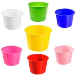 Kit 10 Balde De Pipoca De 1,5L - Lembrancinha Baldinho Barato
