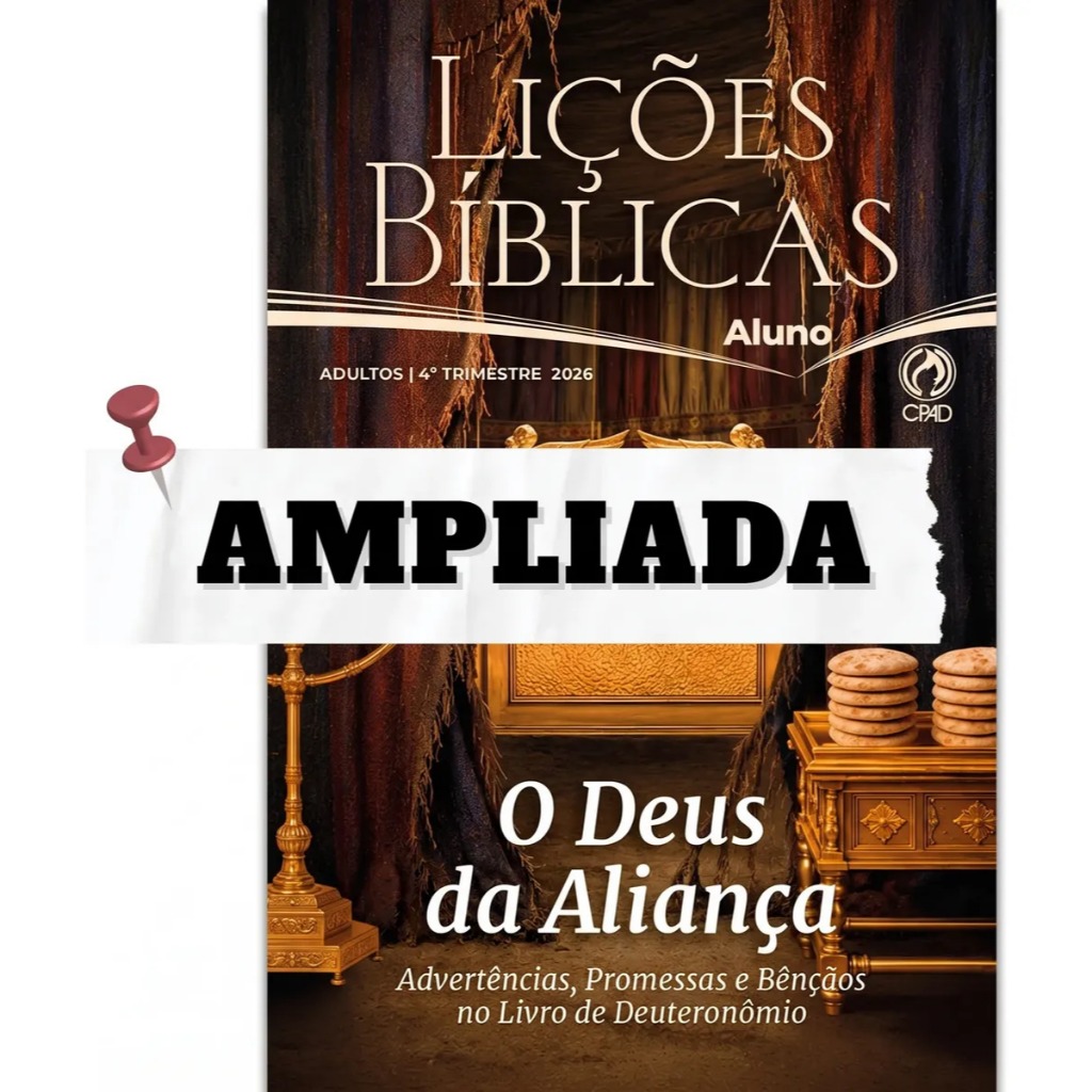 Revista - Lições Bíblicas Adulto Aluno Ampliada 4º Trimestre 2026