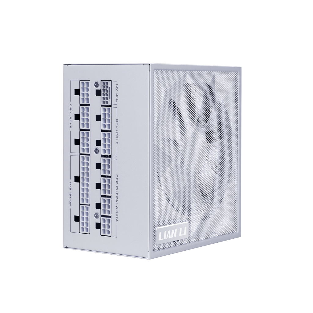 FONTE GAMER LIAN LI 80 PLUS PLATINUM 850 WATTS ATX3.1 SX0850P BRANCO LIAN LI