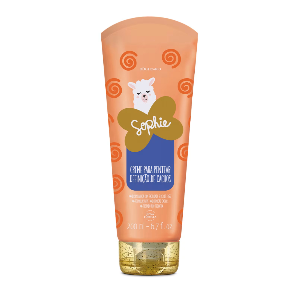OBOTICARIO Creme Para Pentear Infantil Definição de Cachos Sophie 200ml- PRODUTO ORIGINAL
