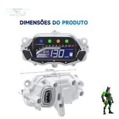 Painel Completo Moto Honda Blackout Fan160 / Titan160 2015 Á 2022 ESD EX