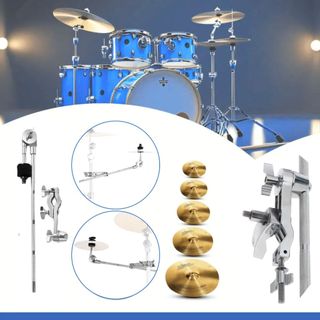Clamp Abraçadeira Extensor Girafa Para Prato De Bateria Gonzaga