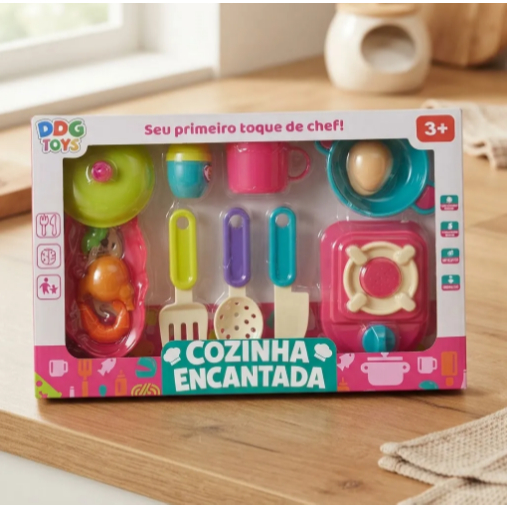 Kit Cozinha Infantil Kit Cozinha Infantil Brinquedo Menina Menino Panelinhas Utensílios Acessórios Faz De Conta