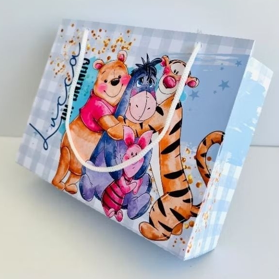 Sacolinhas Uusinho Pool personalizado -  para lembrancinhas de aniversário infantil - sacolinha surpresa