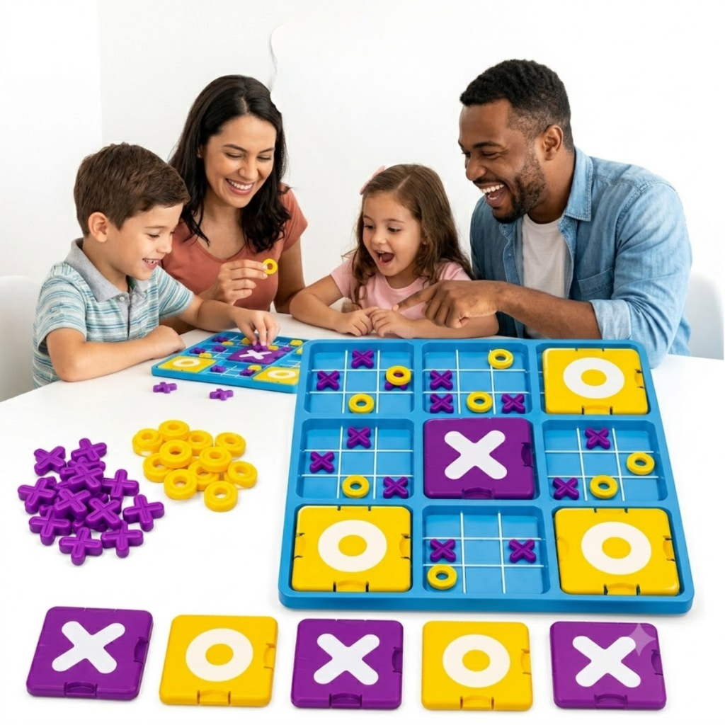 Jogo Da Velha Interativo Educativo Infantil Tic Tac Toe 9 em 1