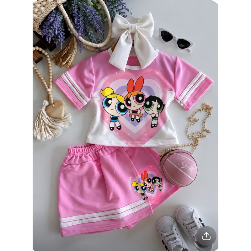 Conjunto Infantil Feminino Meninas Super Poderosas!