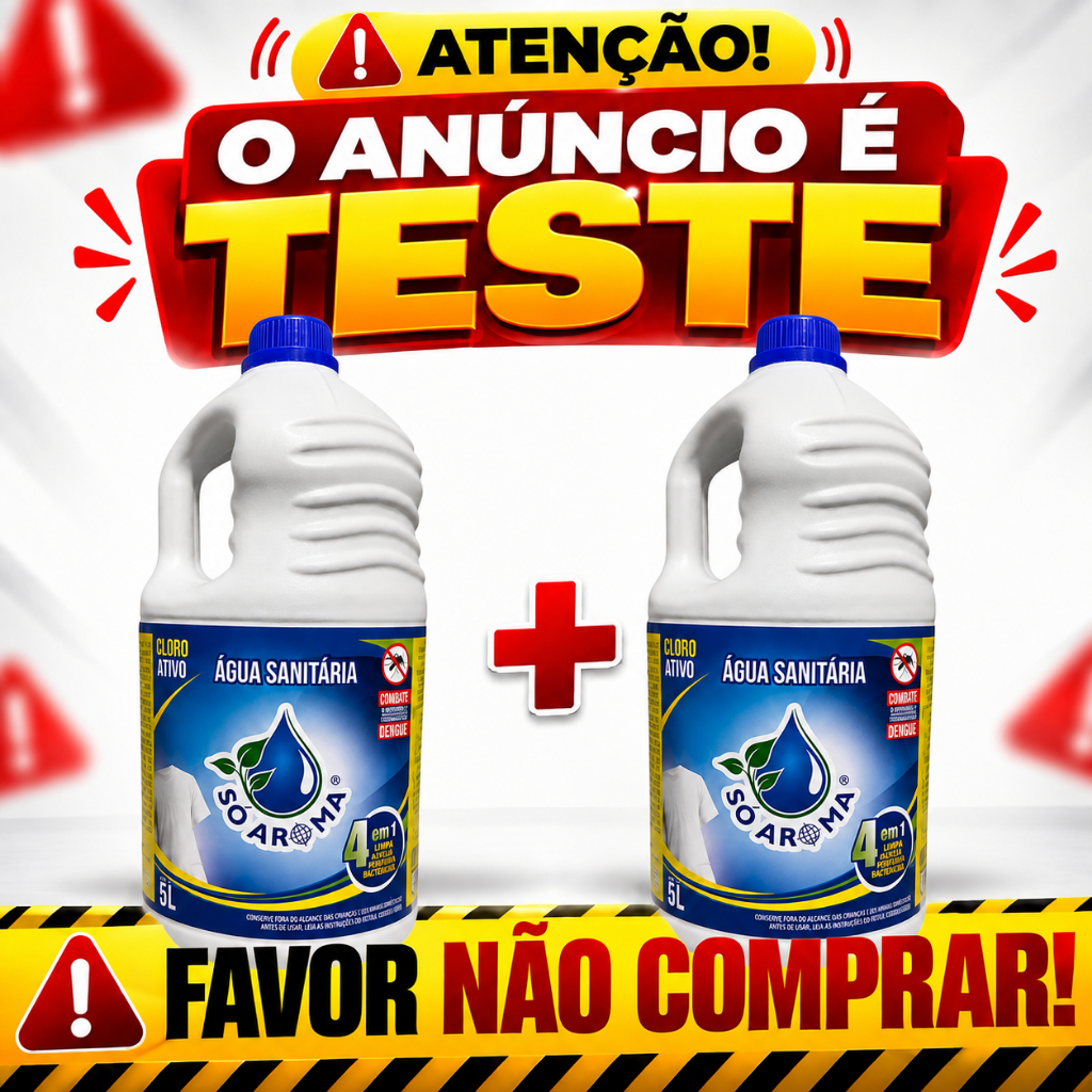 Água Sanitária 5 Litros 2 litros 1 litro Limpeza Pesada Desinfetante Bactericida Uso Doméstico Só Aroma