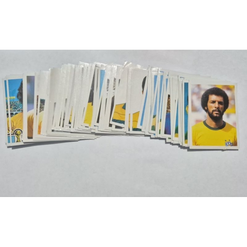 Figurinhas Brasil de todas as copas - Seleção brasileira