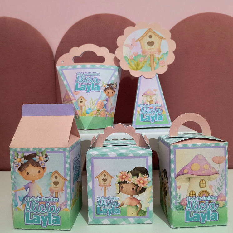 Mimos Jardim Encantado das Fadas/ Kit personalizado Jardim Encantado das Fadas/ Lembrancinhas de Aniversário Jardim
