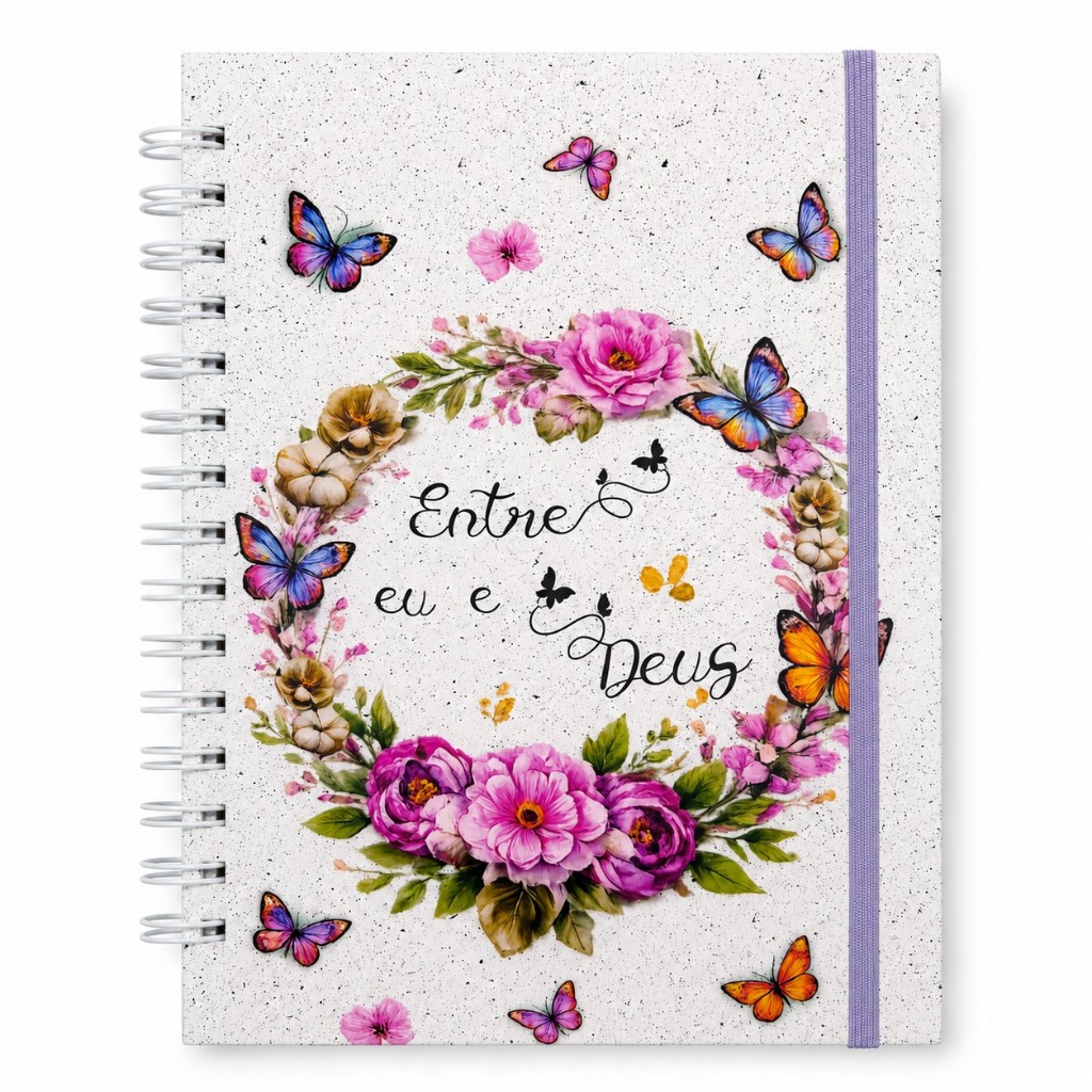 Imagem Caderno Devocional Feminino A5 | Diário de Oração, Gratidão, Versículos, Jejum, Testemunhos e Plano de Leitura
