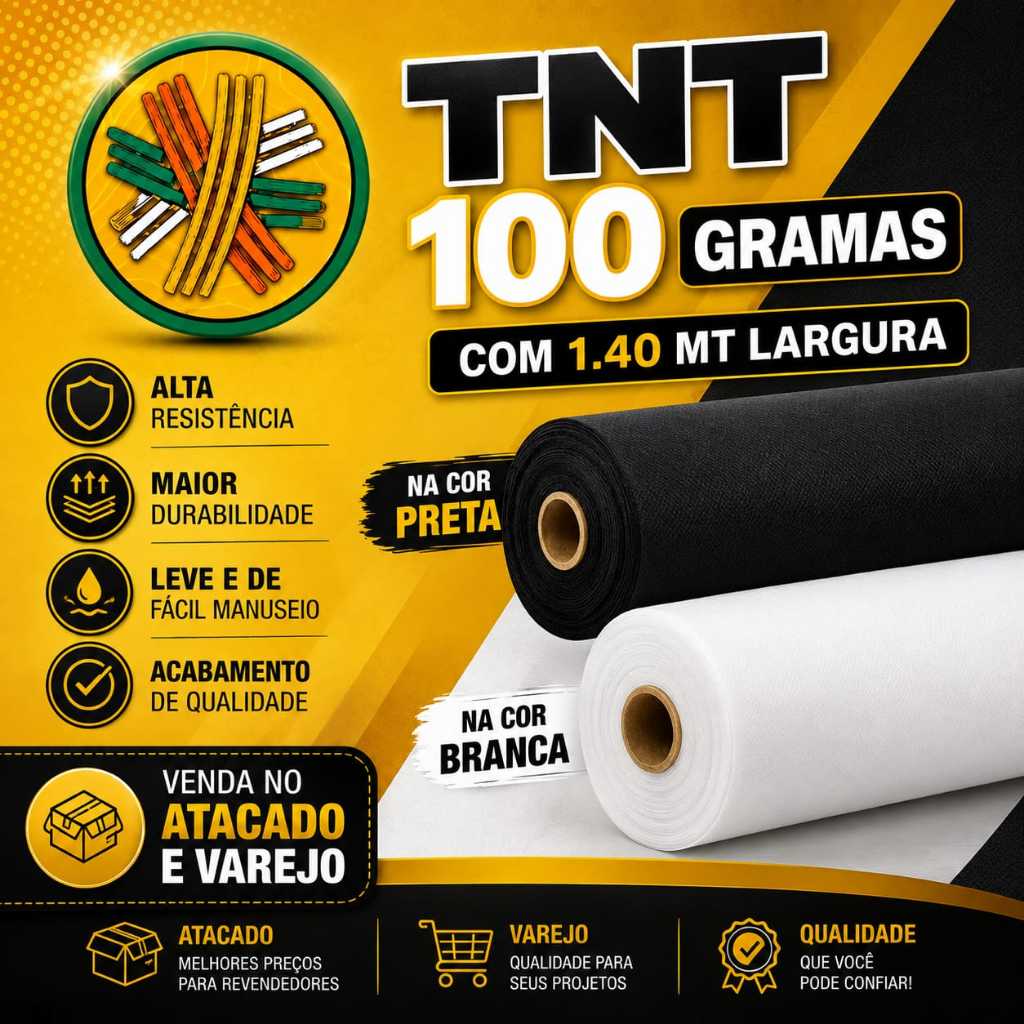 Tecido TNT *Gramatura 100 * (vendas a partir de 1,00 mt  x 1,40 mt largura) TNT para diversas possbilidades de trabalhos