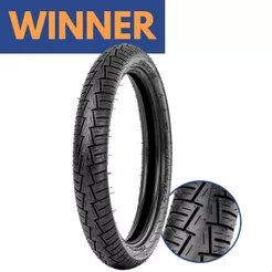 Pneu Moto Traseiro Maggion Aro 18 Winner 90/90-18 57P Sem Câmara