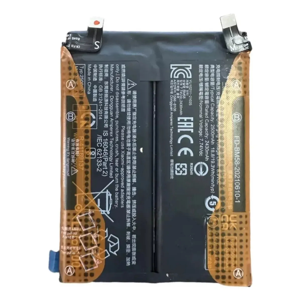 Flex se carga Bm58 Mi 11t Pro 5g