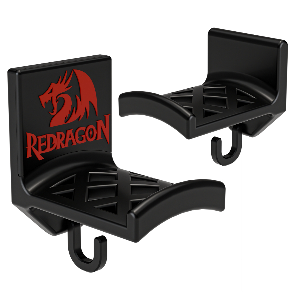 Suporte para Fone Headset Headphone Com Organizador De Cabos Personalize Varios Modelos