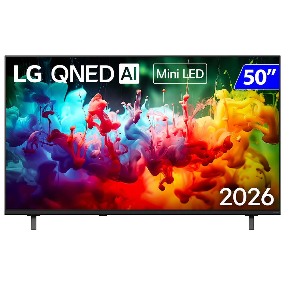 Smart TV LG 50'' QNED Mini LED 4K Processador A7 AI GEN9 50QNED70BSA 2026