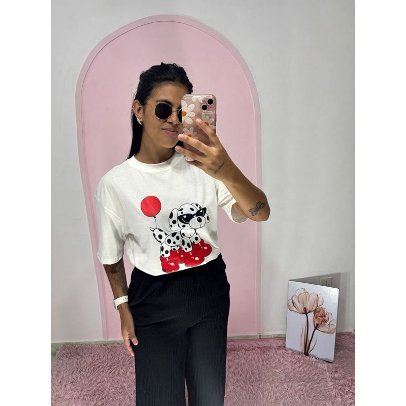 Max Blusão Diversas Estampas T-Shirt Oversized Feminina Camiseta Confortável e Aesthetic