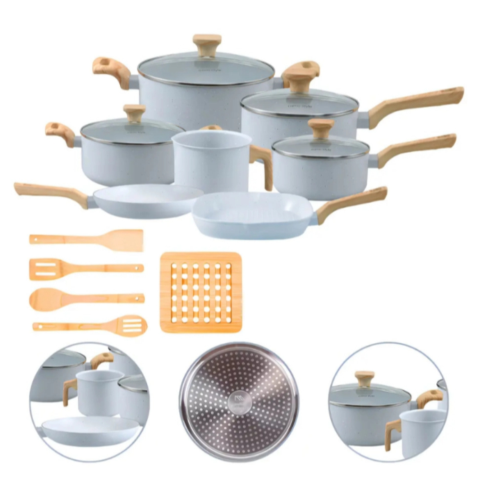 Conjunto de Panelas 12 Pecas Pratic Cook