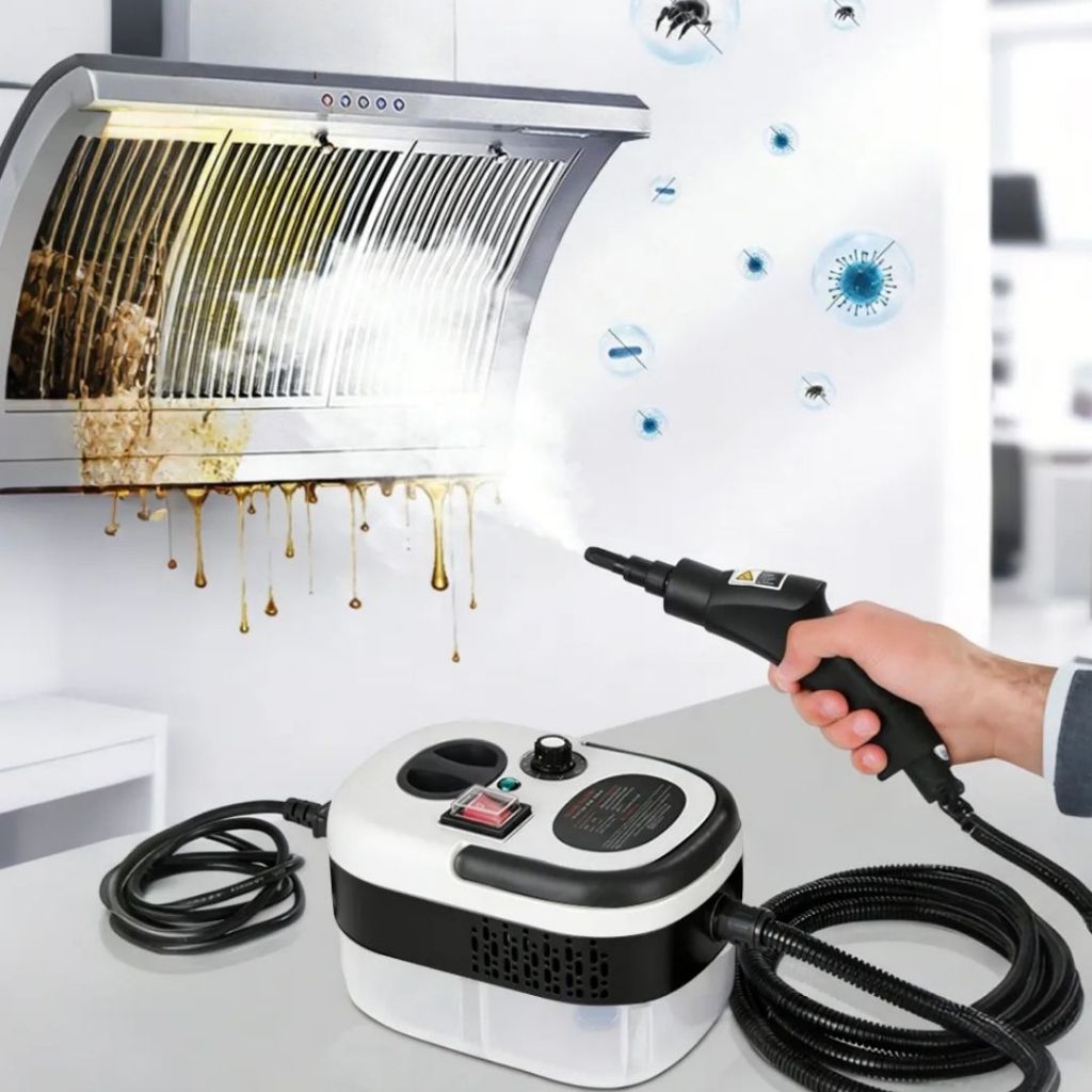 Limpador a Vapor Portátil Alta Pressão Higienizador Limpeza Pesada Cozinha Banheiro Fogão Estofados