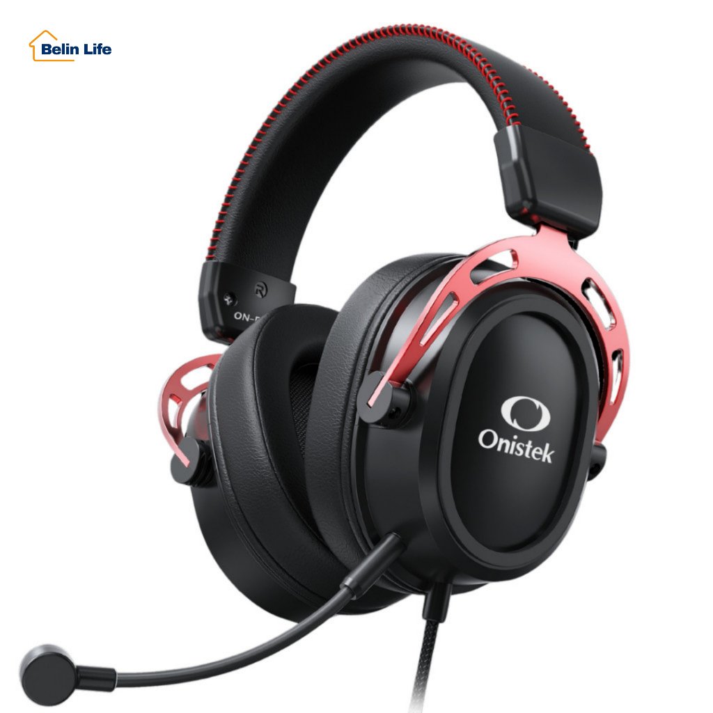 Headset Gamer 50mm Onistek ON-FN650 Type-C com Adaptador USB Microfone e Controle