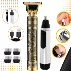 cuidados masculinos - Barbeador e aparador de pelos Maquina cortar cabelo dragão