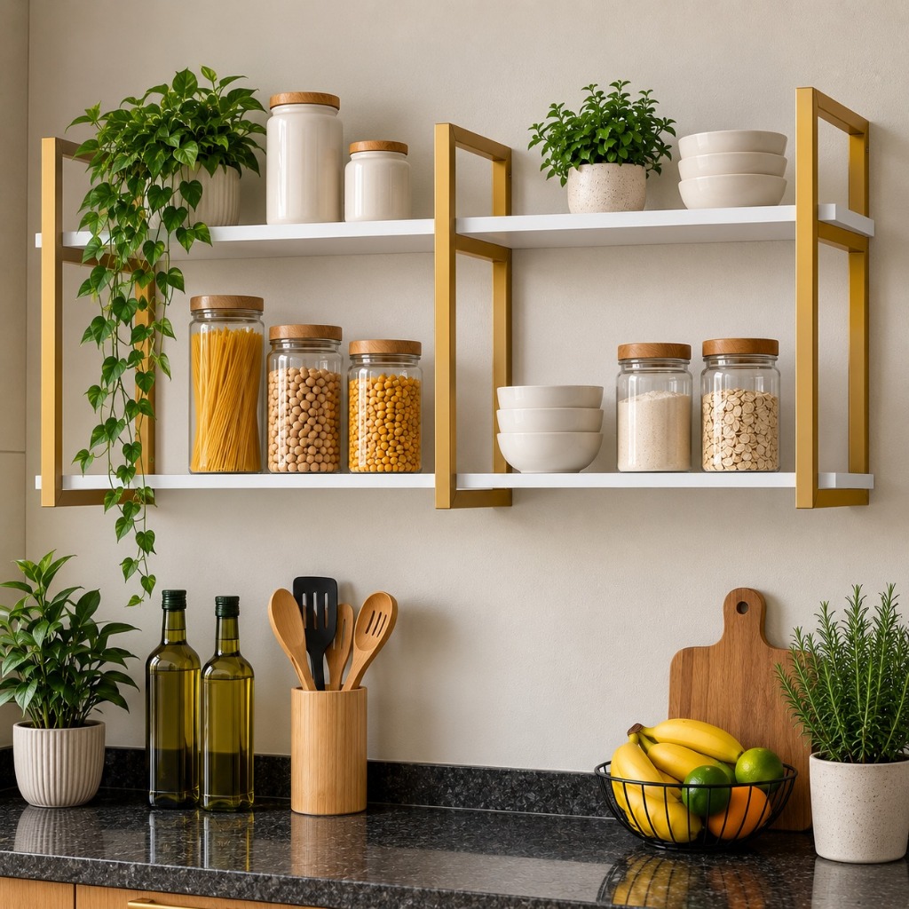 Prateleira de Parede Industrial MDF Premium Nicho Suspenso