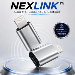 Adaptador USB-C para Lightning NEXLINK iPhone iPad