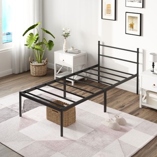 Estrado De Metal Para Cama de Solteiro Dobrável Com Suportes De Ripas De Aço  Reforçado  resistente e durável Fácil De