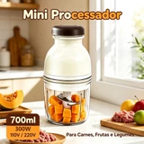 Mini processador elétrico de 700 ml