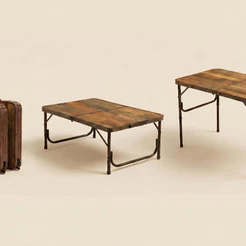 Mesa Maleta Dobrável Portátil 90x60cm MDF Alumínio 3.4kg BASK Camping Piquenique Praia Pesca Acampamento