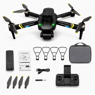 Drone S172 Pro Com Dual Câmera 4K WIFI FPV Quadcopter Dobrável Em Ângulo 4K Sensor de Obstáculo