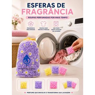 Esferas Perfumadas para Lavanderia Amaciante– Fragrância para Roupas | Pacote com 30, 50 ou 100 Unidades